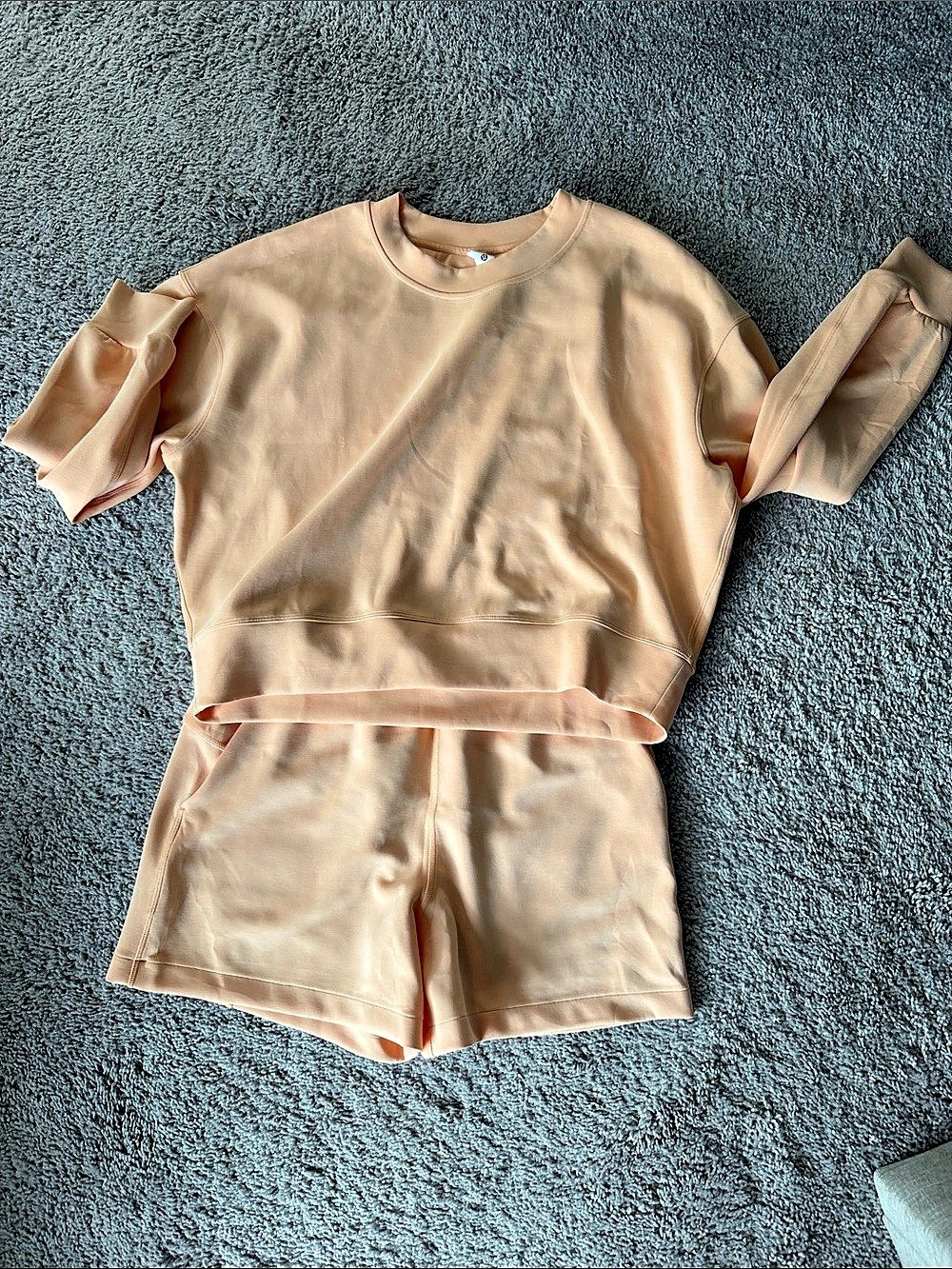 lululemon perfectly oversized crop crew sofstreme